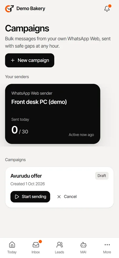 Campaigns and your senders
